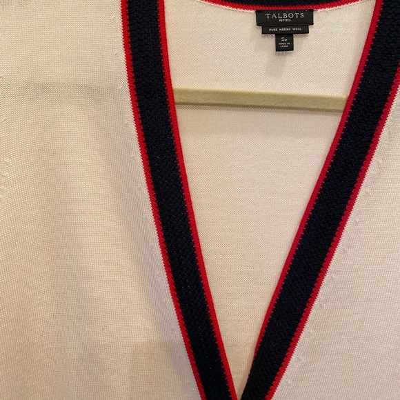 NWOT Talbots Long Wool cardigan - Picture 5 of 6